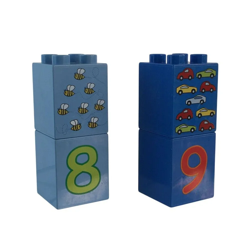 Lego Duplo Play With Numbers Counting Blocks Replacement Parts 1-10 - Picture 10 of 11